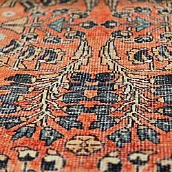 Tappeto a tessitura piatta - Yasirah (arancia)