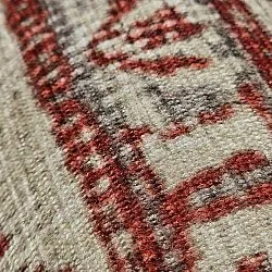 Tappeto a tessitura piatta - Zuleina (rosso)