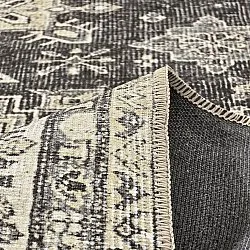 Tappeto a tessitura piatta - Zuleina (grigio scuro)