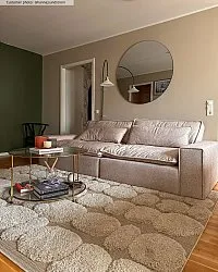 Tappeto A Pelo Lungo - Fondi (beige)