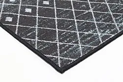 Tappeto Wilton - Stella (nero/bianco)