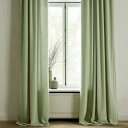 Tende - Tenda effetto lino Andrada (verde chiaro)