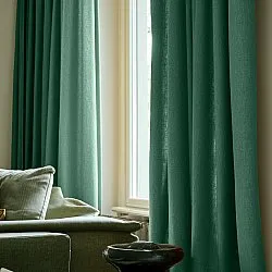 Tende - Tenda effetto lino Andrada (verde scuro)