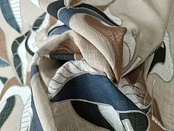 Tende - Cortina di cotone - Amalie (grigio/blu)