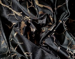 Tende - Tende di velluto Florina (nero/oro)