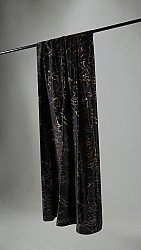 Tende - Tende di velluto Florina (nero/oro)