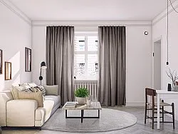 Tende - Tende di lino Lilou (grigio)