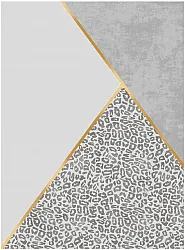 Tappeto Wilton - Granada (grigio/oro)