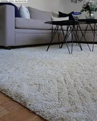Tappeto A Pelo Lungo - Monti (offwhite)