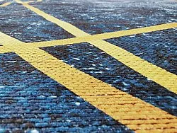 Tappeto Wilton - Zaros (blu/oro)