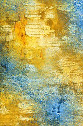 Tappeto Wilton - Seia (gul-blå)
