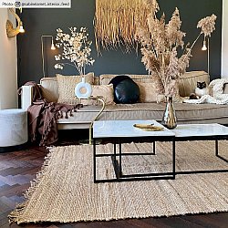 Tappeto In Canapa - Natural (beige)
