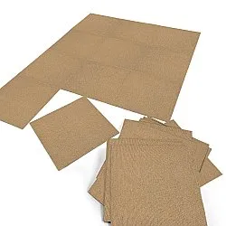 Moquette - Almeria Piastrelle tessili 24 pz. (beige)