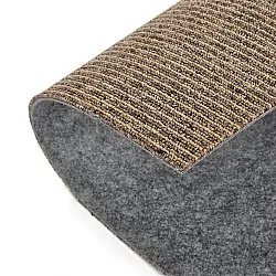 Moquette - Almeria Piastrelle tessili 24 pz. (a righe marrone)