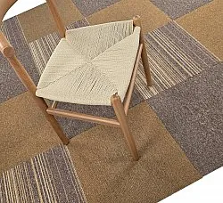 Moquette - Almeria Piastrelle tessili 24 pz. (marrone)