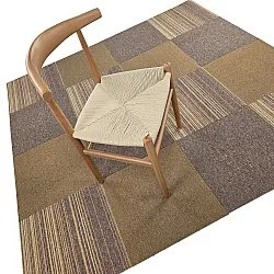 Moquette - Almeria Piastrelle tessili 24 pz. (marrone)