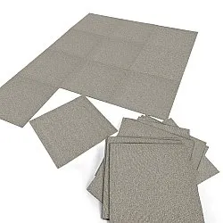 Moquette - Almeria Piastrelle tessili 24 pz. (grigio)