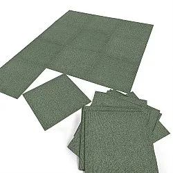 Moquette - Almeria Piastrelle tessili 24 pz. (verde)