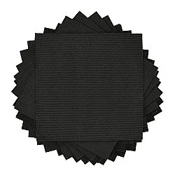 Moquette - Almeria Piastrelle tessili 24 pz. (nero)