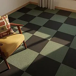 Moquette - Almeria Piastrelle tessili 24 pz. (nero)
