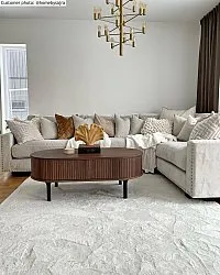 Tappeto A Pelo Lungo - Aranga Super Soft Fur (bianco)