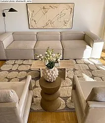 Tappeto A Pelo Lungo - Fondi (beige)