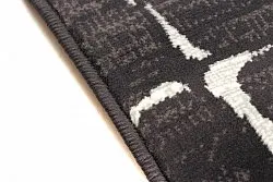 Tappeto Wilton - Florence Cross (nero)