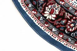 Tappeto rotondo - Peking (blu)