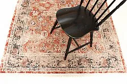 Tappeto rotondo - Douz (rosso/multi)