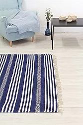 Tappeto Di Stracci - Ystad (blu)