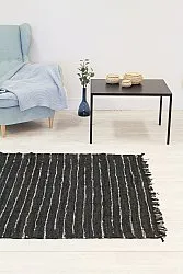 Tappeto Di Stracci - Nordal Design (cuoio nero)