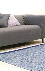 Tappeto Di Stracci - Slite (blu)