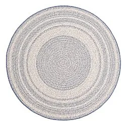 Tappeto rotondo - Indoor/Outdoor Angus (blu)