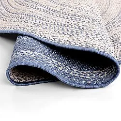 Tappeto rotondo - Indoor/Outdoor Angus (blu)