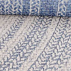 Tappeto rotondo - Indoor/Outdoor Angus (blu)
