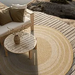 Tappeto rotondo - Indoor/Outdoor Angus (natura)