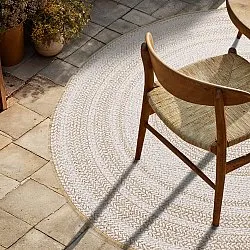 Tappeto rotondo - Indoor/Outdoor Angus (natura)