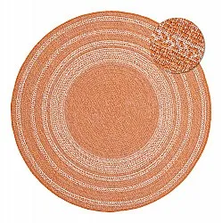 Tappeto rotondo - Indoor/Outdoor Angus (rosso)