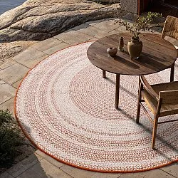 Tappeto rotondo - Indoor/Outdoor Angus (rosso)