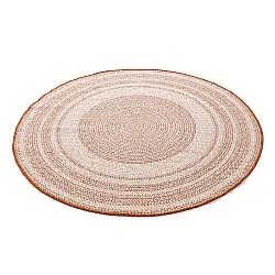 Tappeto rotondo - Indoor/Outdoor Angus (rosso)