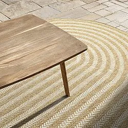 Tappeto ovale - Indoor/outdoor Leander (natura)
