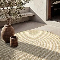 Tappeto ovale - Indoor/outdoor Leander (natura)
