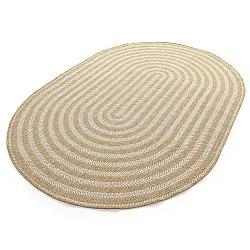 Tappeto ovale - Indoor/outdoor Leander (natura)