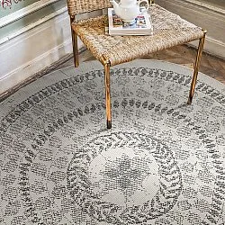 Tappeti rotondi - Indoor/Outdoor Malcolm (grigio)