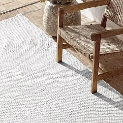 Tappeti per Interni/Esterni - Orta Wool Look (grigio chiaro)