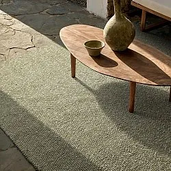 Tappeti per Interni/Esterni - Orta Wool Look (verde muschio)