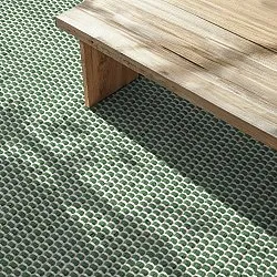 Tappeti per Interni/Esterni - Coastal Wool Look (verde/bianco)
