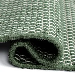 Tappeti per Interni/Esterni - Coastal Wool Look (verde/bianco)