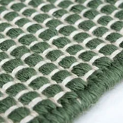 Tappeti per Interni/Esterni - Coastal Wool Look (verde/bianco)