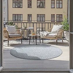 Tappeto rotondo - Bergen (grigio)